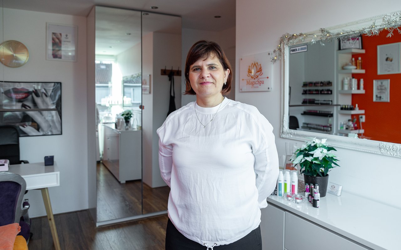 In de behandelkamer van Magic Spa by Dorota in Oegstgeest